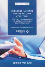 Développements récents en recours collectifs (2014), Service de la formation continue du Barreau du Québec, 2014